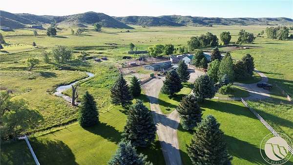 20 Acres of Land with Home for Sale in Absarokee, Montana