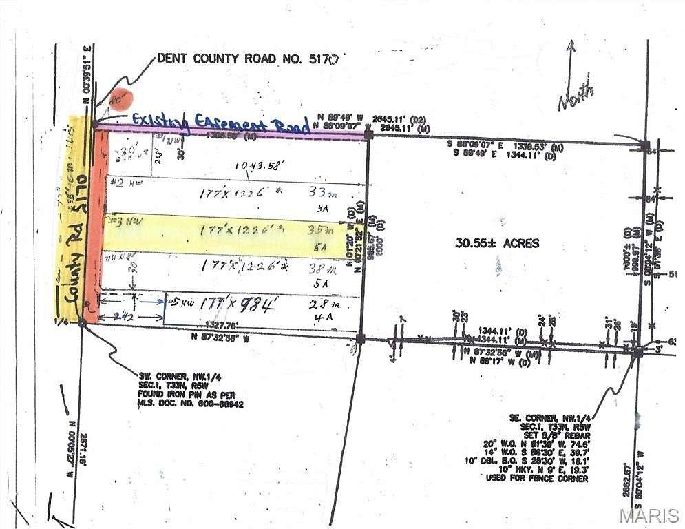 5 Acres of Residential Land for Sale in Salem, Missouri