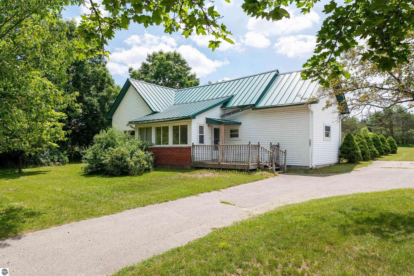 28.1 Acres of Land with Home for Sale in Mesick, Michigan