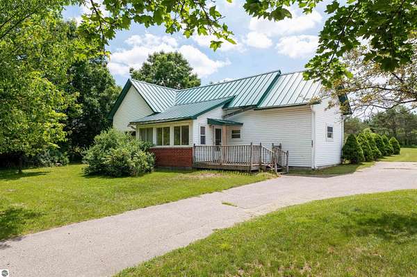 28.1 Acres of Land with Home for Sale in Mesick, Michigan