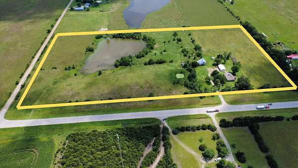 17.9 Acres of Land with Home for Sale in Rosalia, Kansas