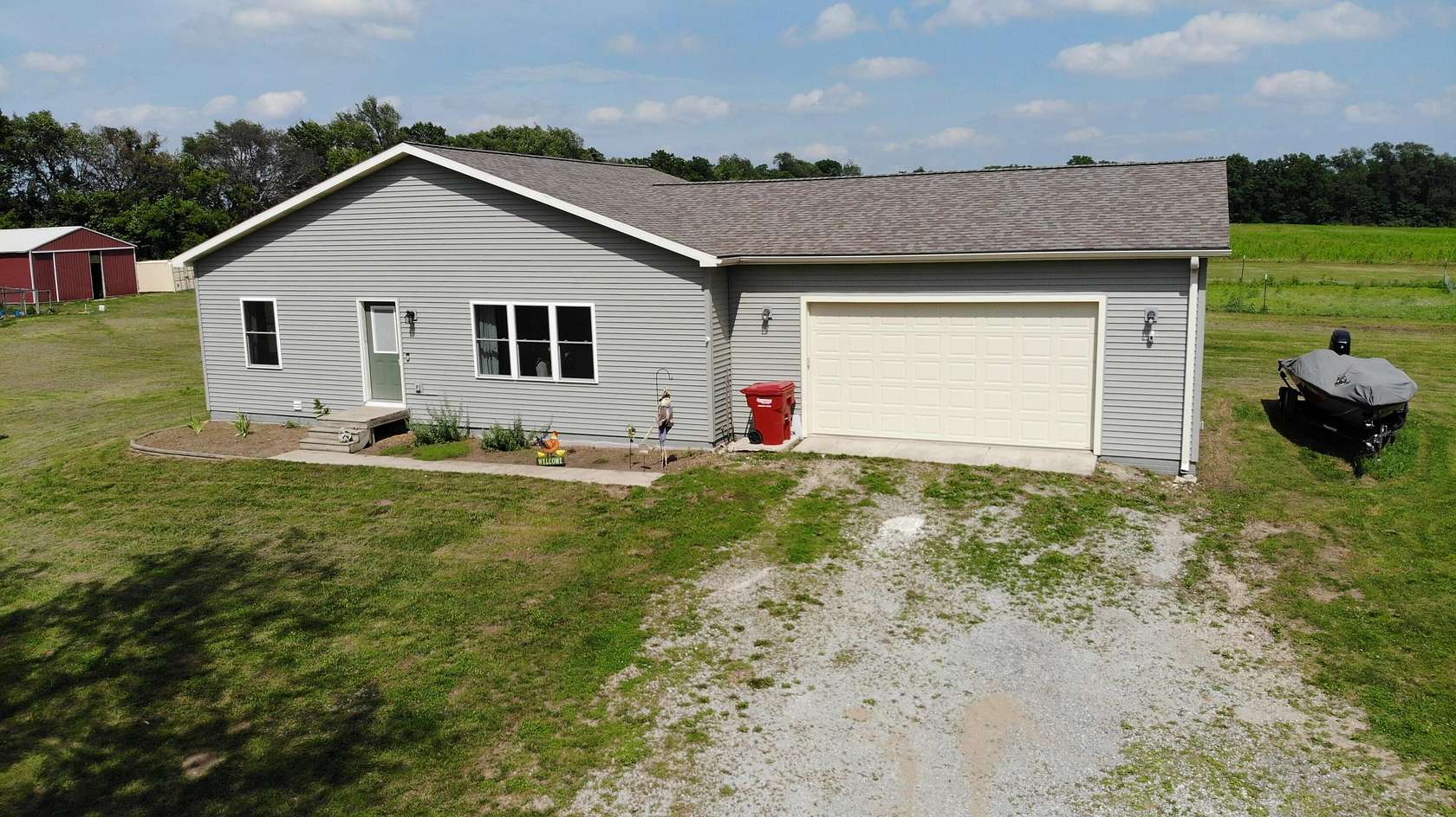 10.6 Acres of Recreational Land with Home for Sale in Vandalia, Michigan