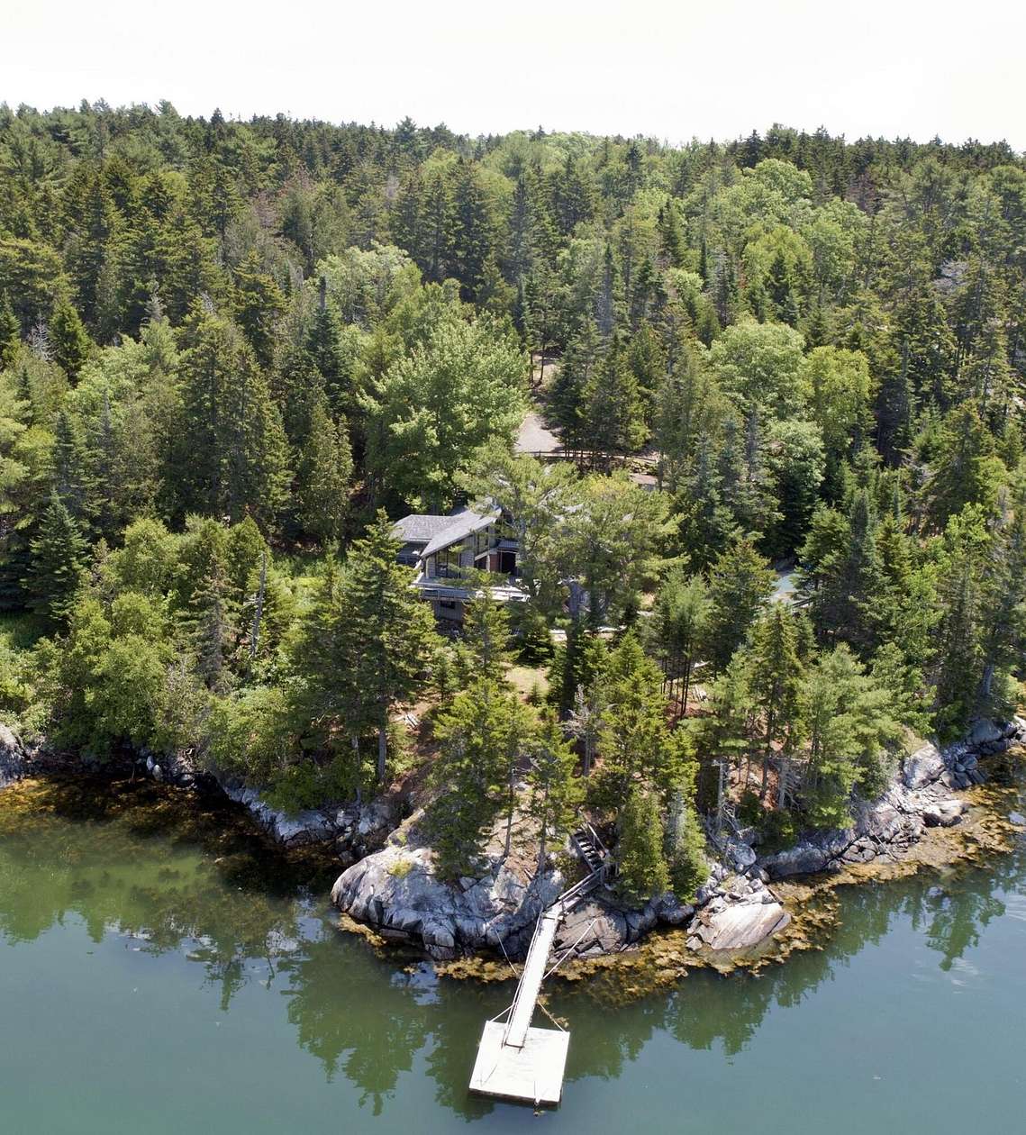 6 Acres of Land with Home for Sale in Penobscot, Maine