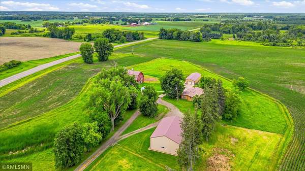 15 Acres of Land with Home for Sale in Braham, Minnesota