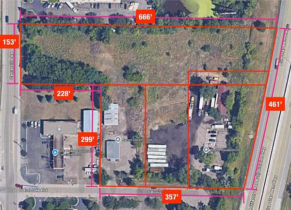 5 Acres of Mixed-Use Land for Sale in White Bear Lake, Minnesota