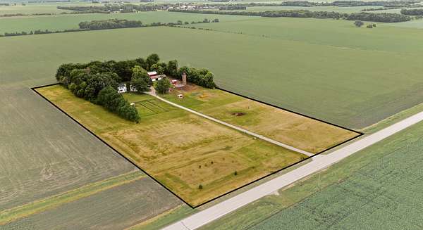10 Acres of Land with Home for Sale in Hayfield, Minnesota