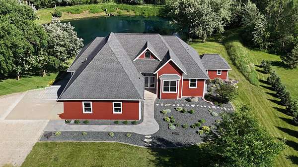 4.8 Acres of Land with Home for Sale in Blooming Prairie, Minnesota