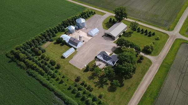 6.86 Acres of Land with Home for Sale in Sacred Heart, Minnesota