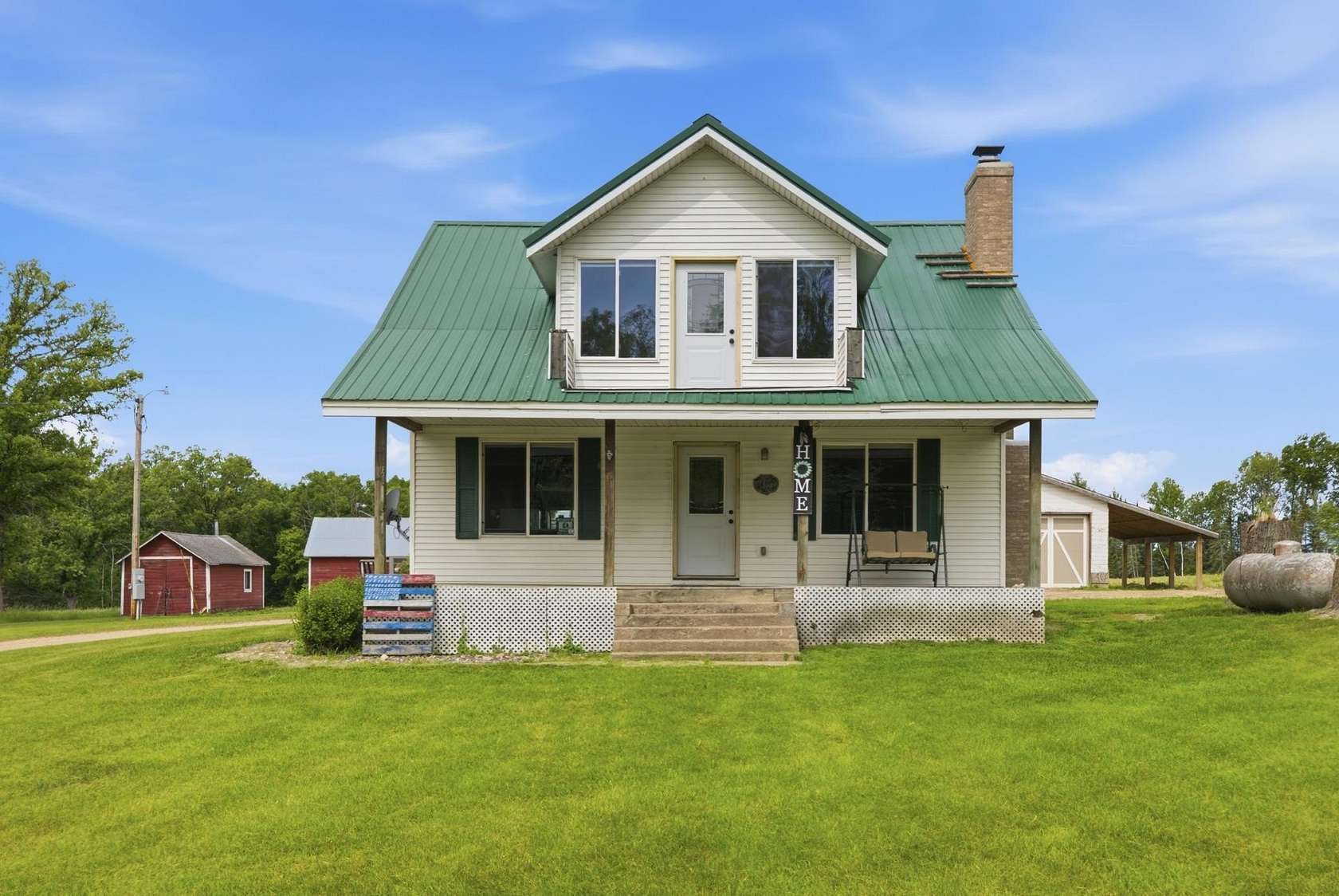 219 Acres of Land with Home for Sale in Palisade, Minnesota