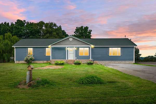 8.84 Acres of Land with Home for Sale in Gracey, Kentucky