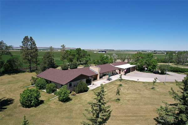 4 Acres of Land with Home for Sale in Conrad, Montana