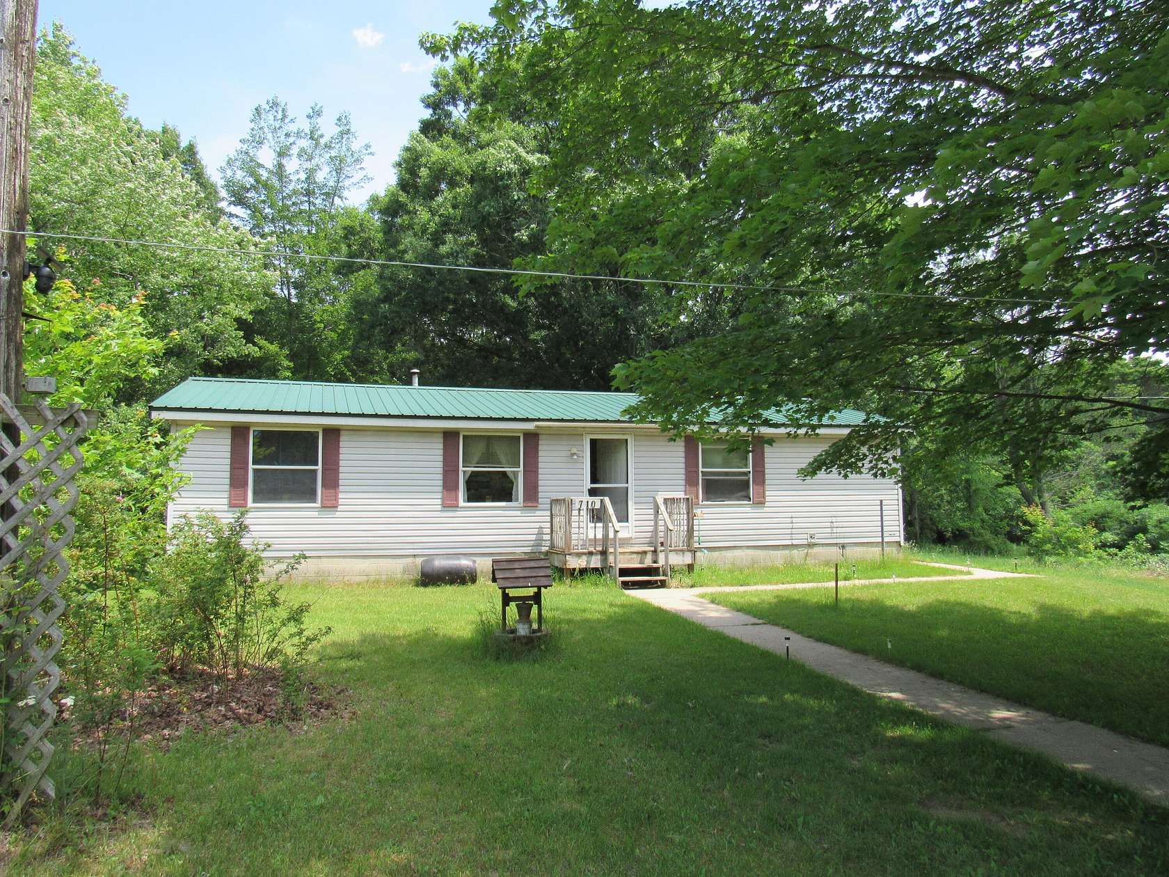6 Acres of Land with Home for Sale in Hesperia, Michigan