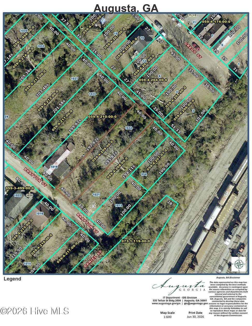0.19 Acres of Residential Land for Sale in Augusta, Georgia