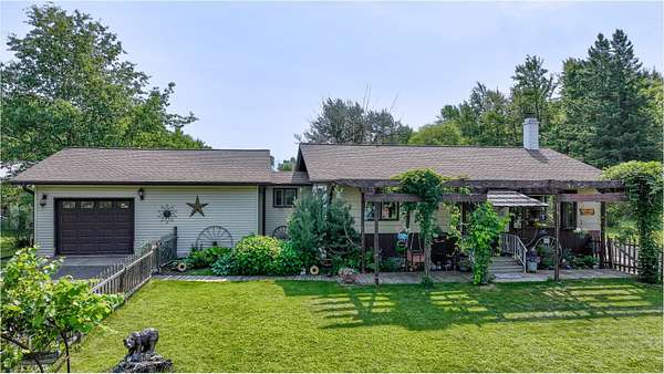 10.9 Acres of Recreational Land with Home for Sale in Exeland, Wisconsin