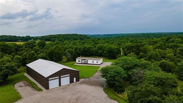 3.5 Acres of Land with Home for Sale in Hulbert, Oklahoma