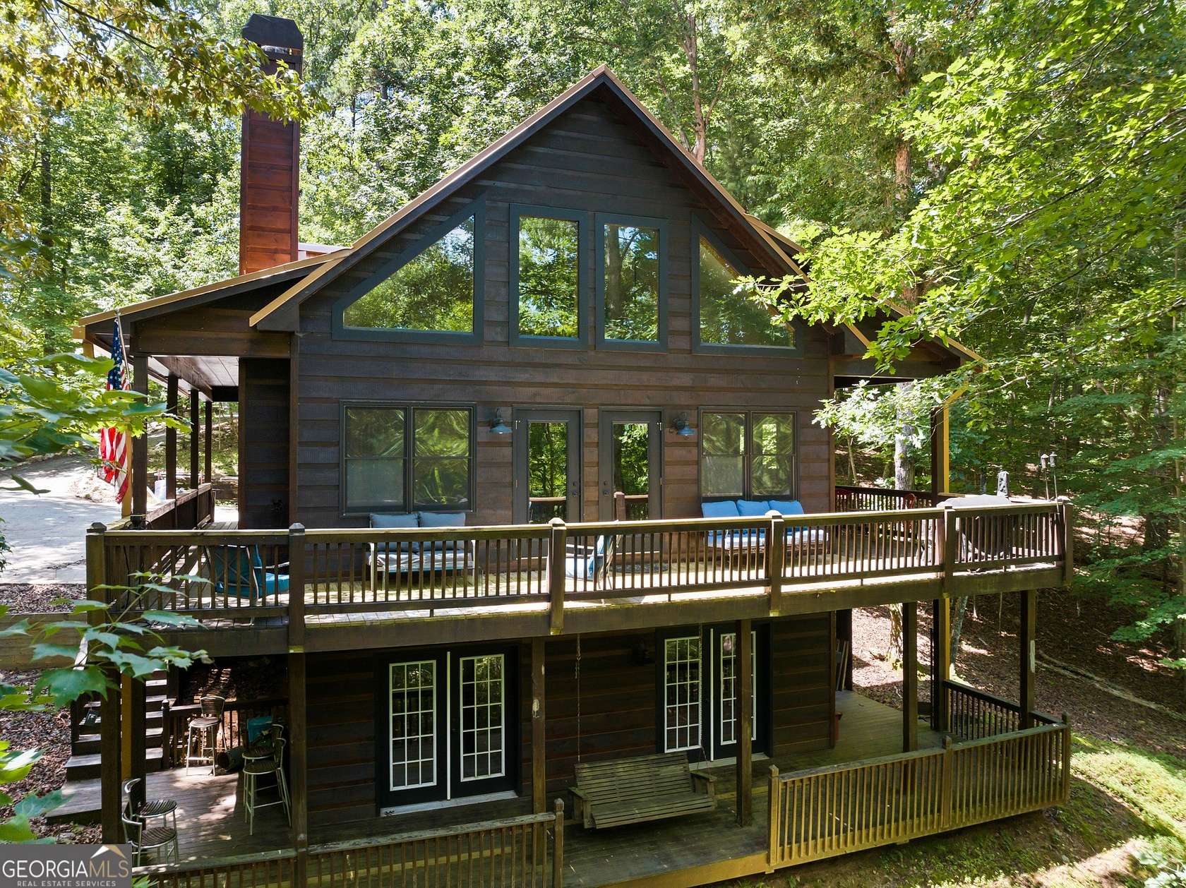 4.14 Acres of Land with Home for Sale in Ellijay, Georgia