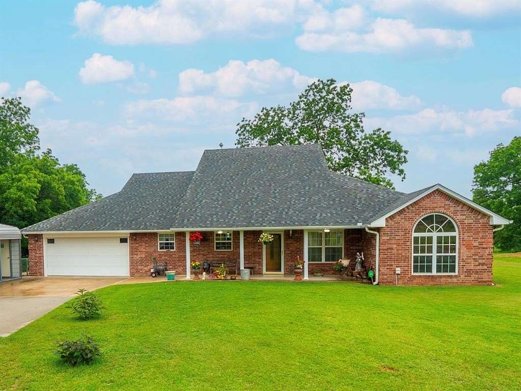 17 Acres of Recreational Land with Home for Sale in Prague, Oklahoma