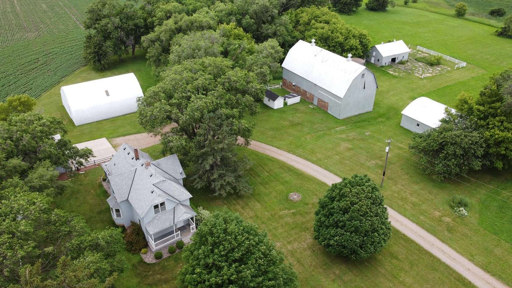 18 Acres of Land with Home for Sale in New Prague, Minnesota