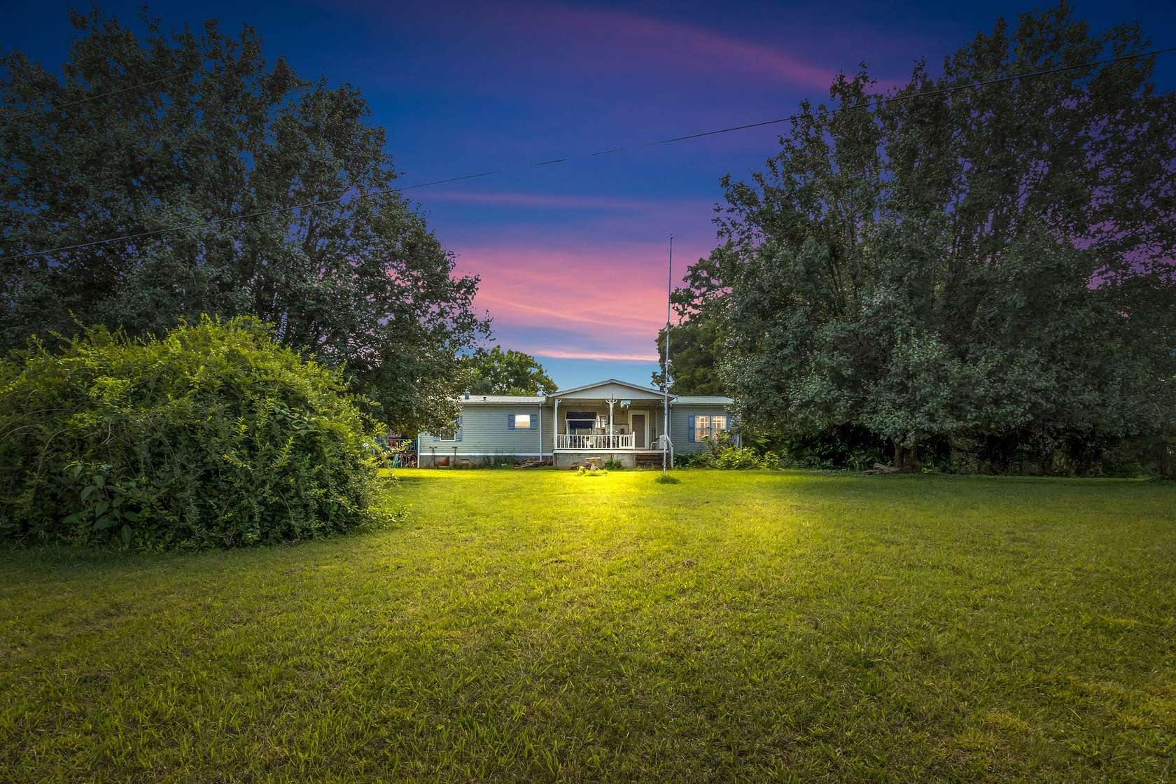 6.57 Acres of Land with Home for Sale in McMinnville, Tennessee