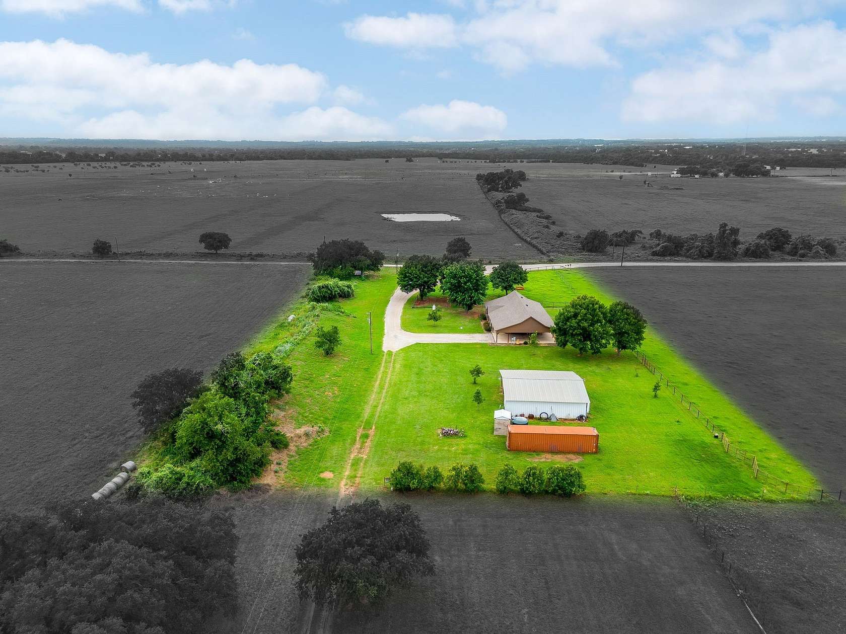 3 Acres of Land with Home for Sale in Lipan, Texas