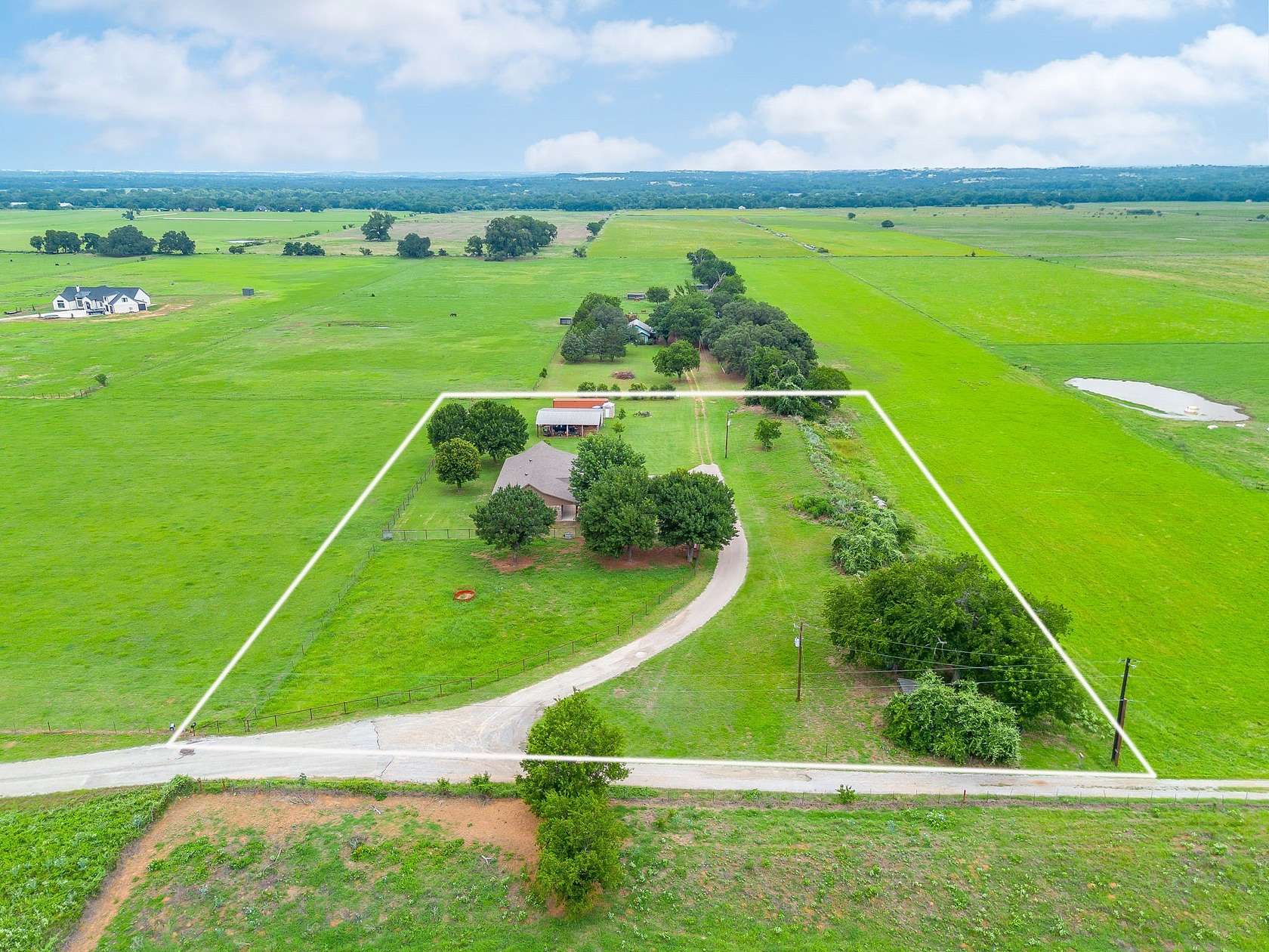 3 Acres of Land with Home for Sale in Lipan, Texas