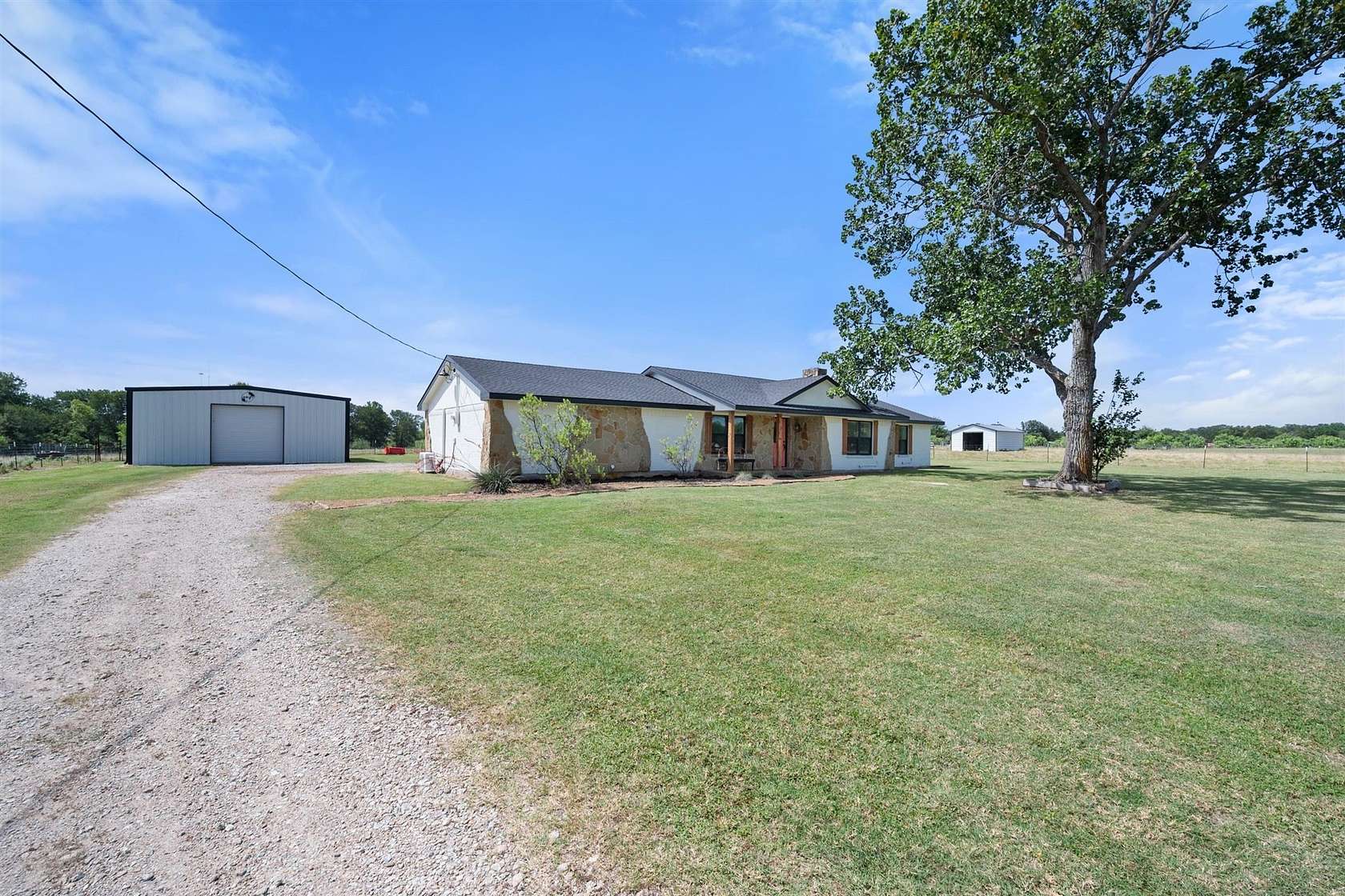 6.73 Acres of Land with Home for Sale in Corsicana, Texas