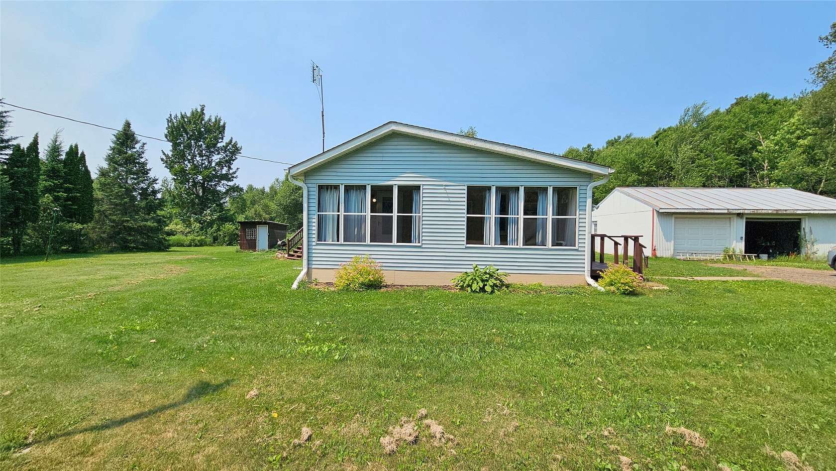 5 Acres of Land with Home for Sale in Couderay, Wisconsin