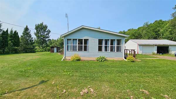 5 Acres of Land with Home for Sale in Couderay, Wisconsin