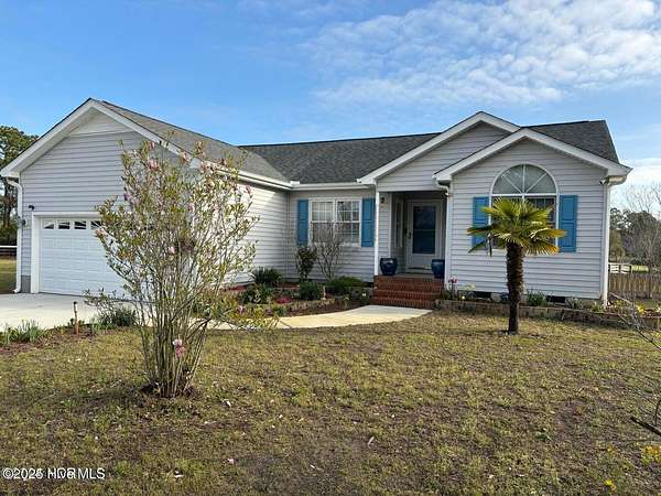 2.42 Acres of Land with Home for Lease in Hampstead, North Carolina