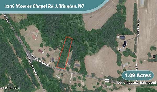 1 Acre of Residential Land for Sale in Lillington, North Carolina