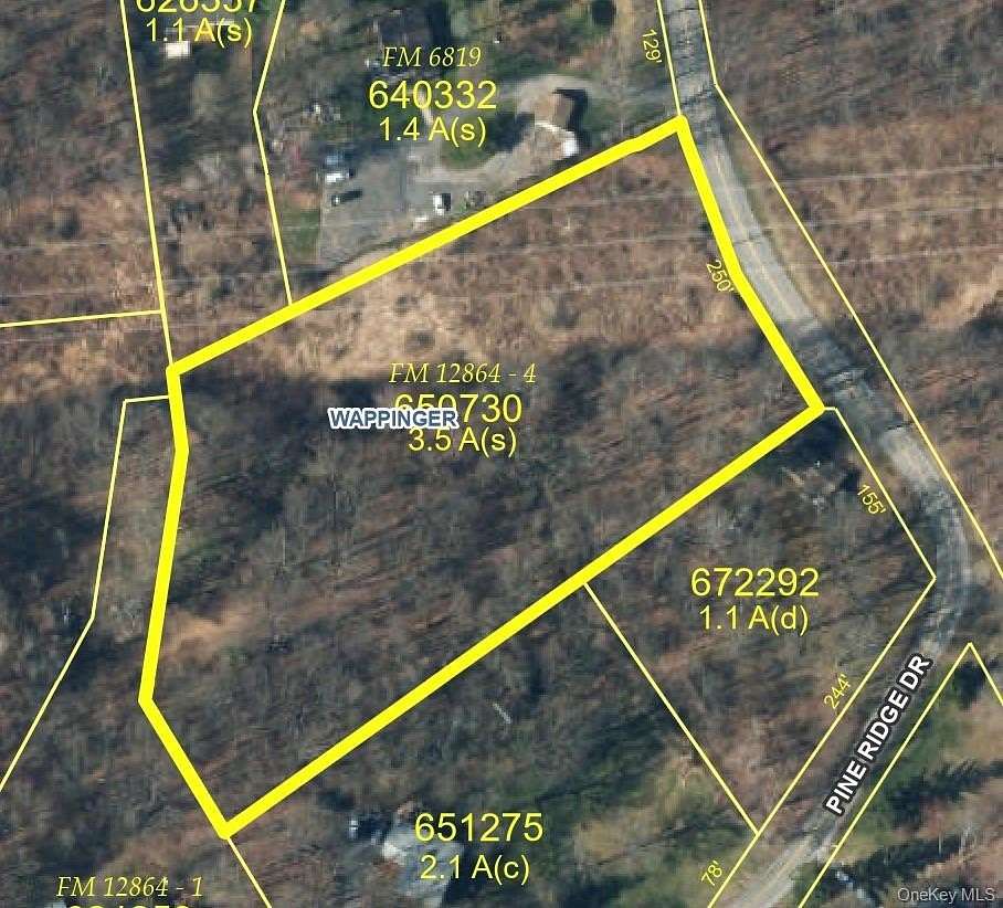 3.52 Acres of Residential Land for Sale in Wappingers Falls, New York