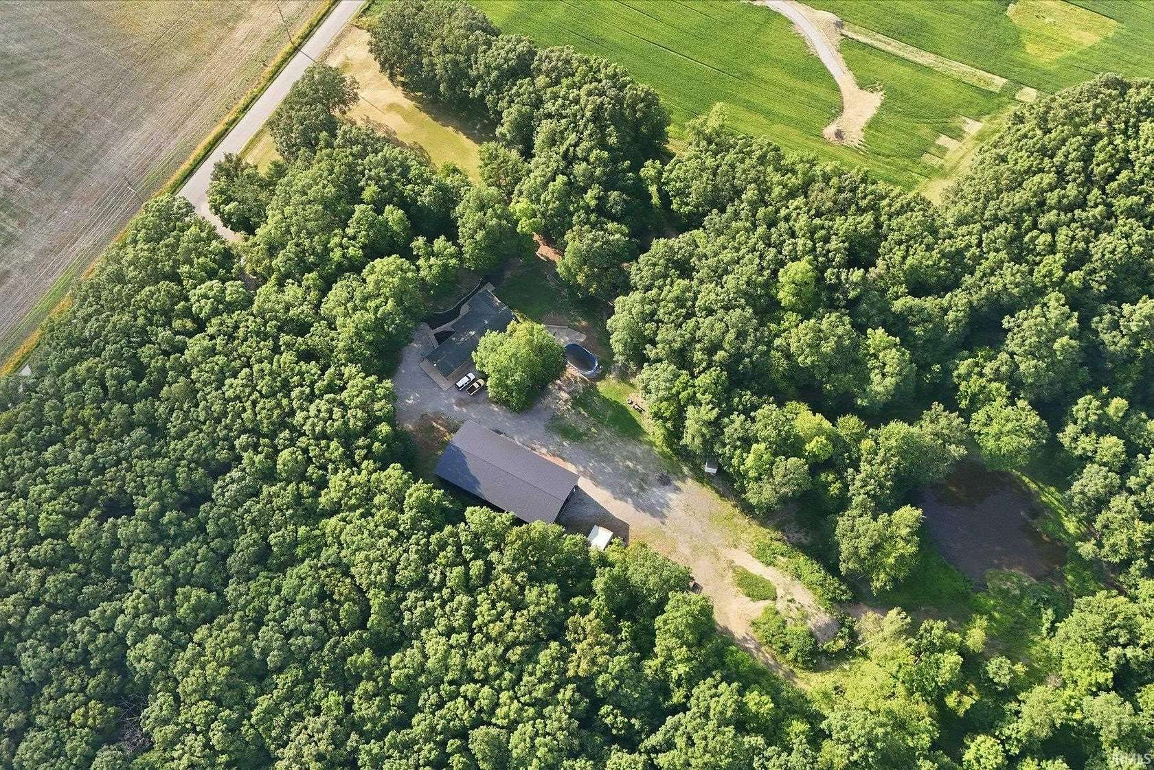 12 Acres of Land with Home for Sale in Ashley, Indiana