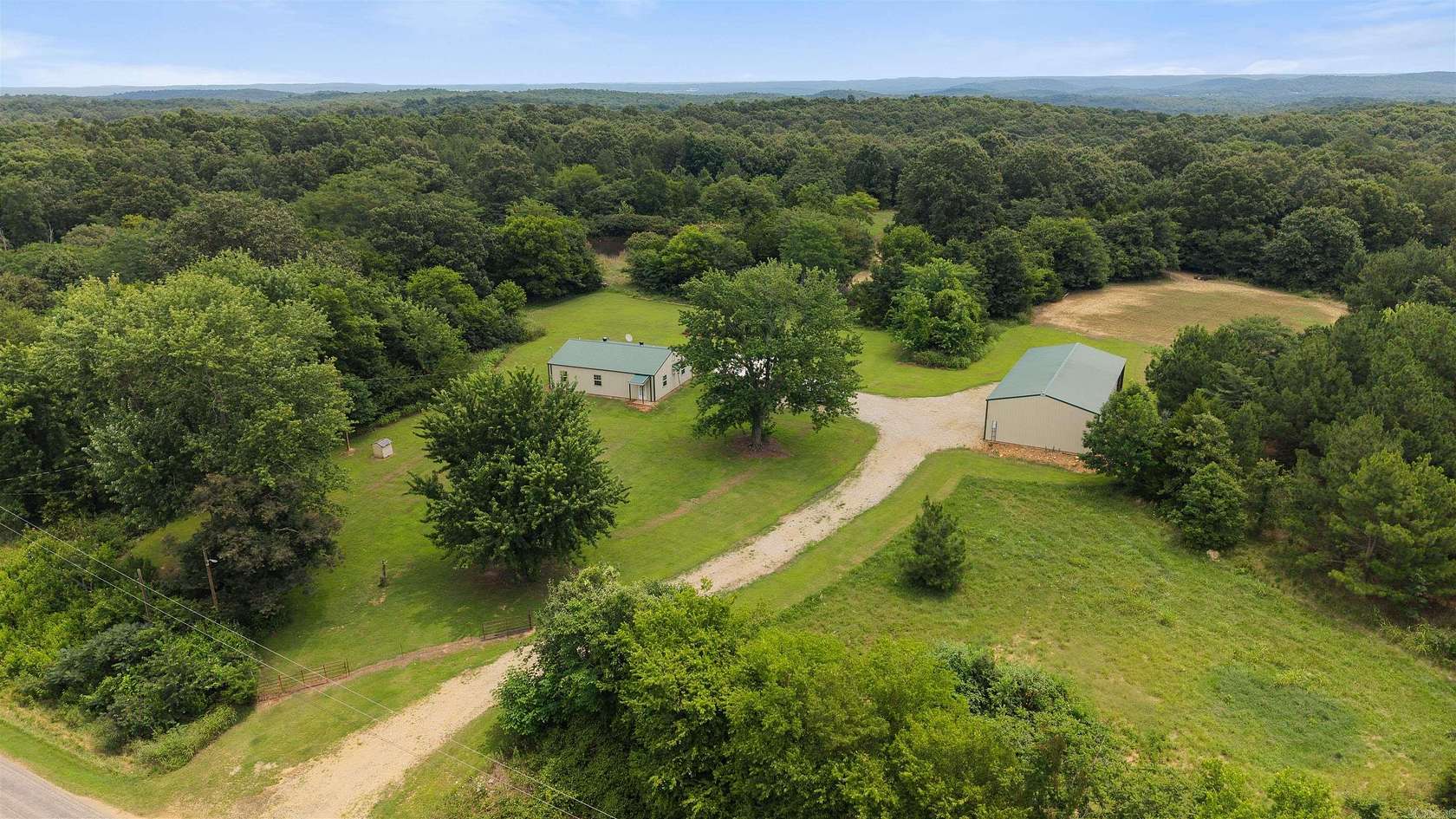 74 Acres of Recreational Land with Home for Sale in Ravenden Springs, Arkansas