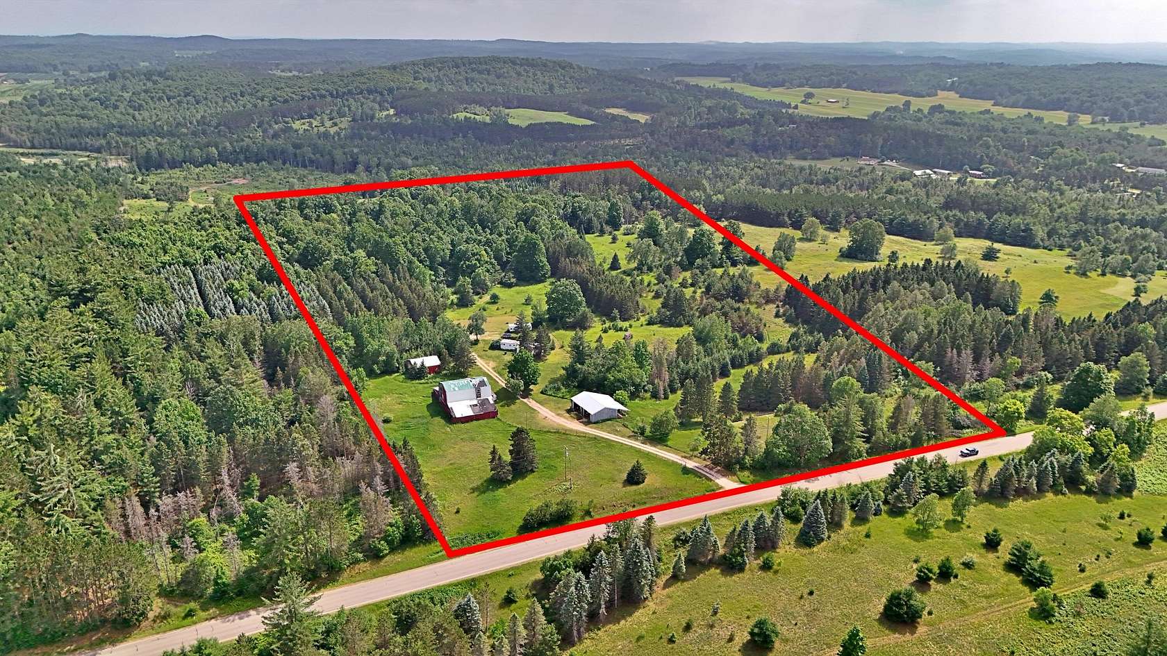 18.6 Acres of Recreational & Residential Land for Sale in Manton, Michigan