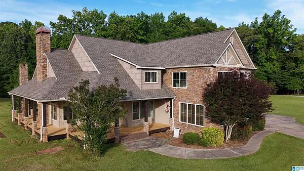 11 Acres of Land with Home for Sale in Wilsonville, Alabama