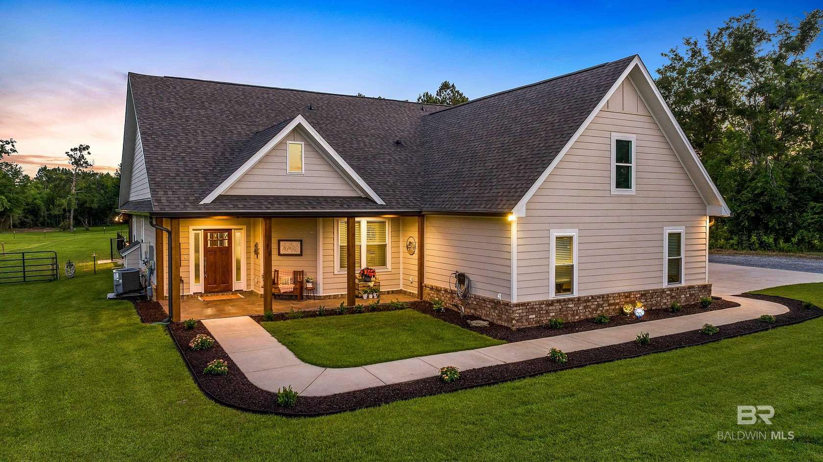 5.56 Acres of Land with Home for Sale in Foley, Alabama