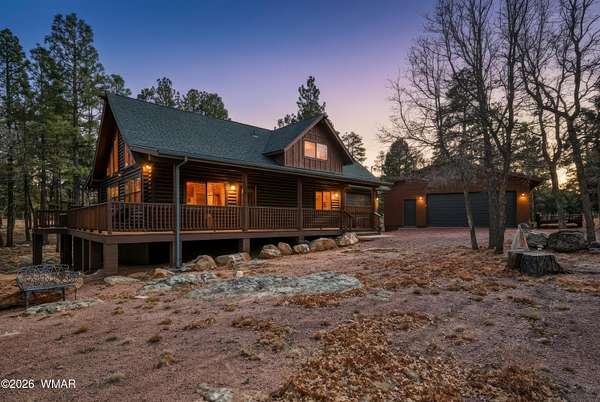 83 Acres of Recreational Land with Home for Sale in Happy Jack, Arizona