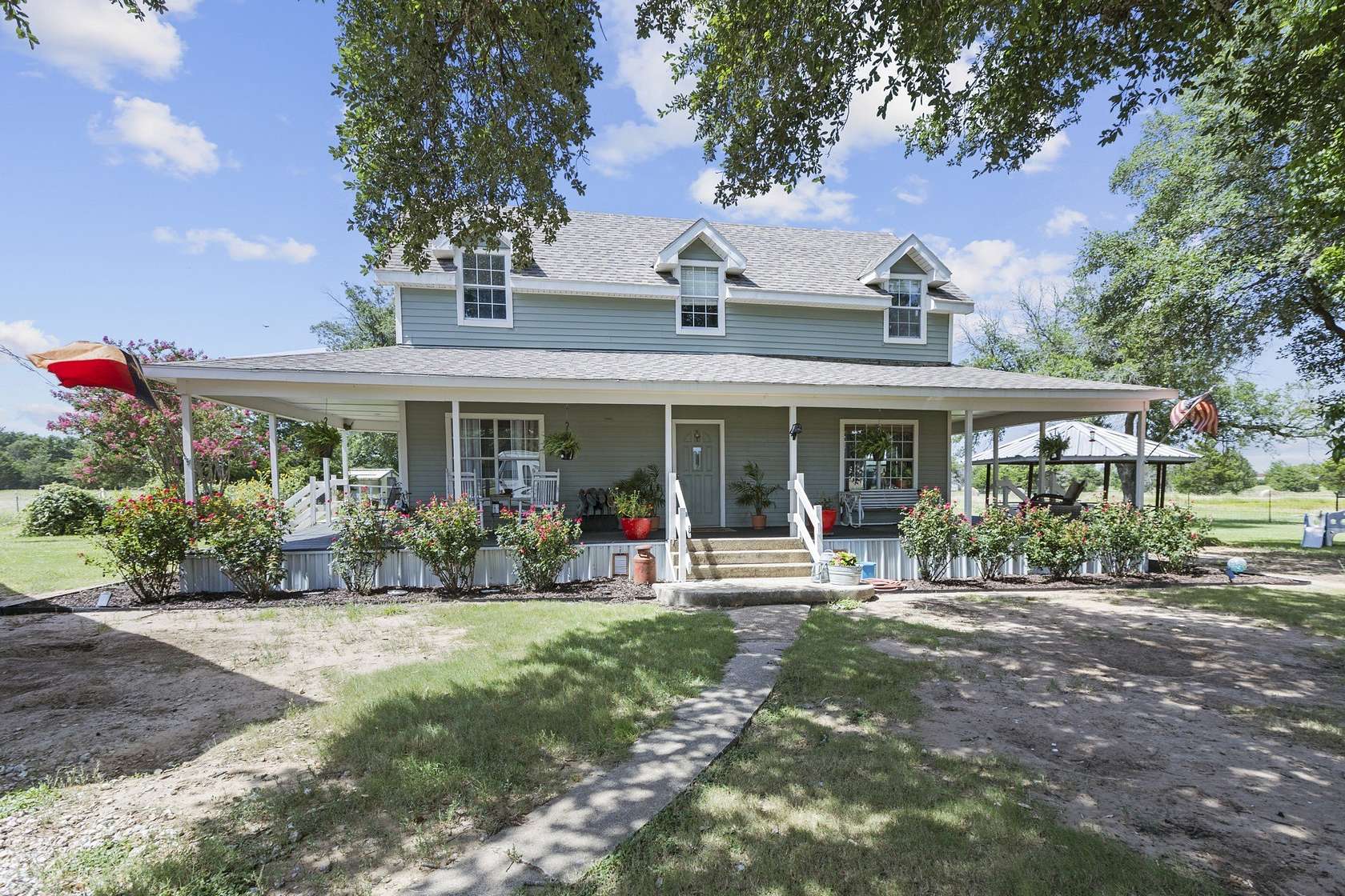 10 Acres of Land with Home for Sale in Terrell, Texas