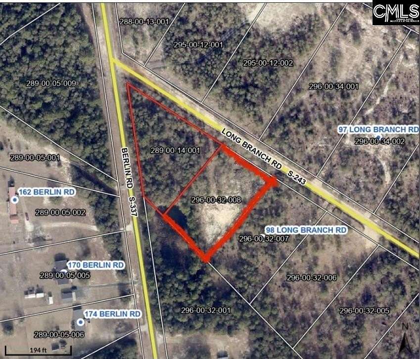 2.3 Acres of Residential Land for Sale in Salley, South Carolina