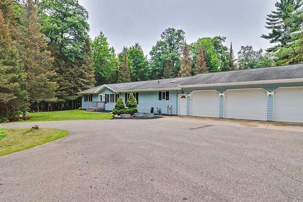 5 Acres of Land with Home for Sale in Saint Germain, Wisconsin