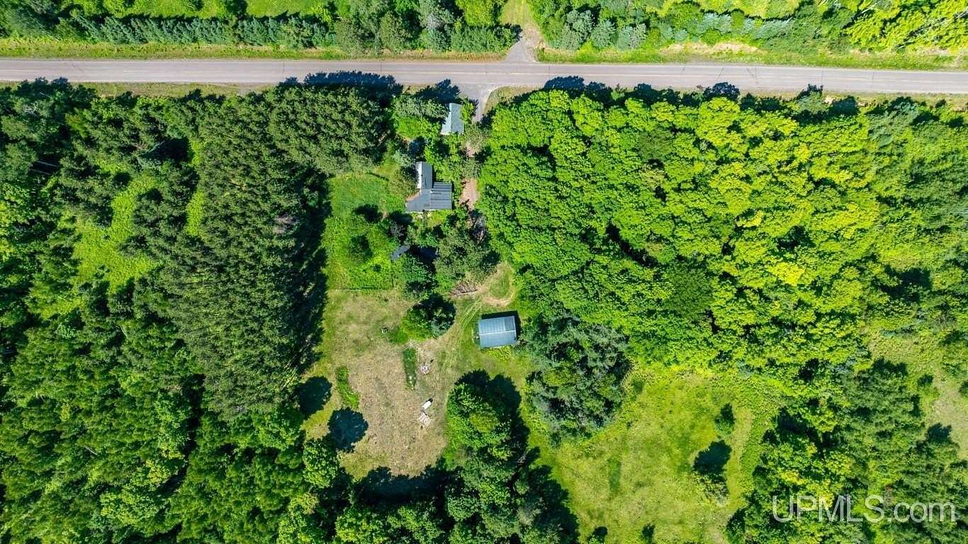 40 Acres of Land with Home for Sale in Pelkie, Michigan