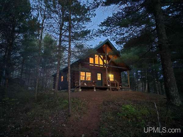 6.9 Acres of Land with Home for Sale in Lac Du Flambeau Town, Wisconsin