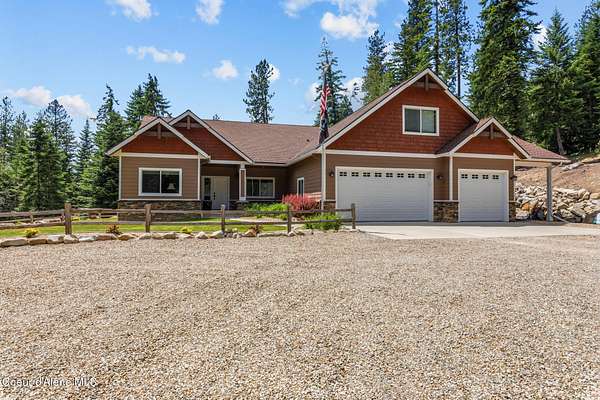 6 Acres of Land with Home for Sale in Sagle, Idaho