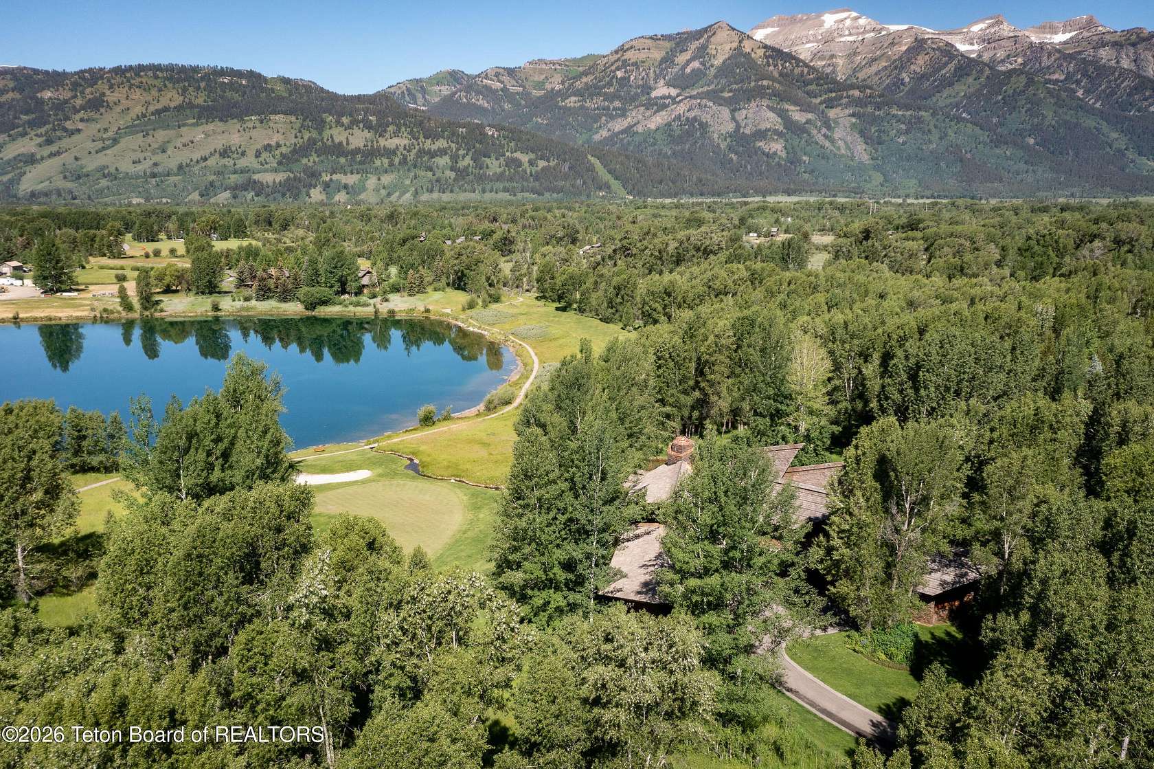 9.44 Acres of Land with Home for Sale in Wilson, Wyoming