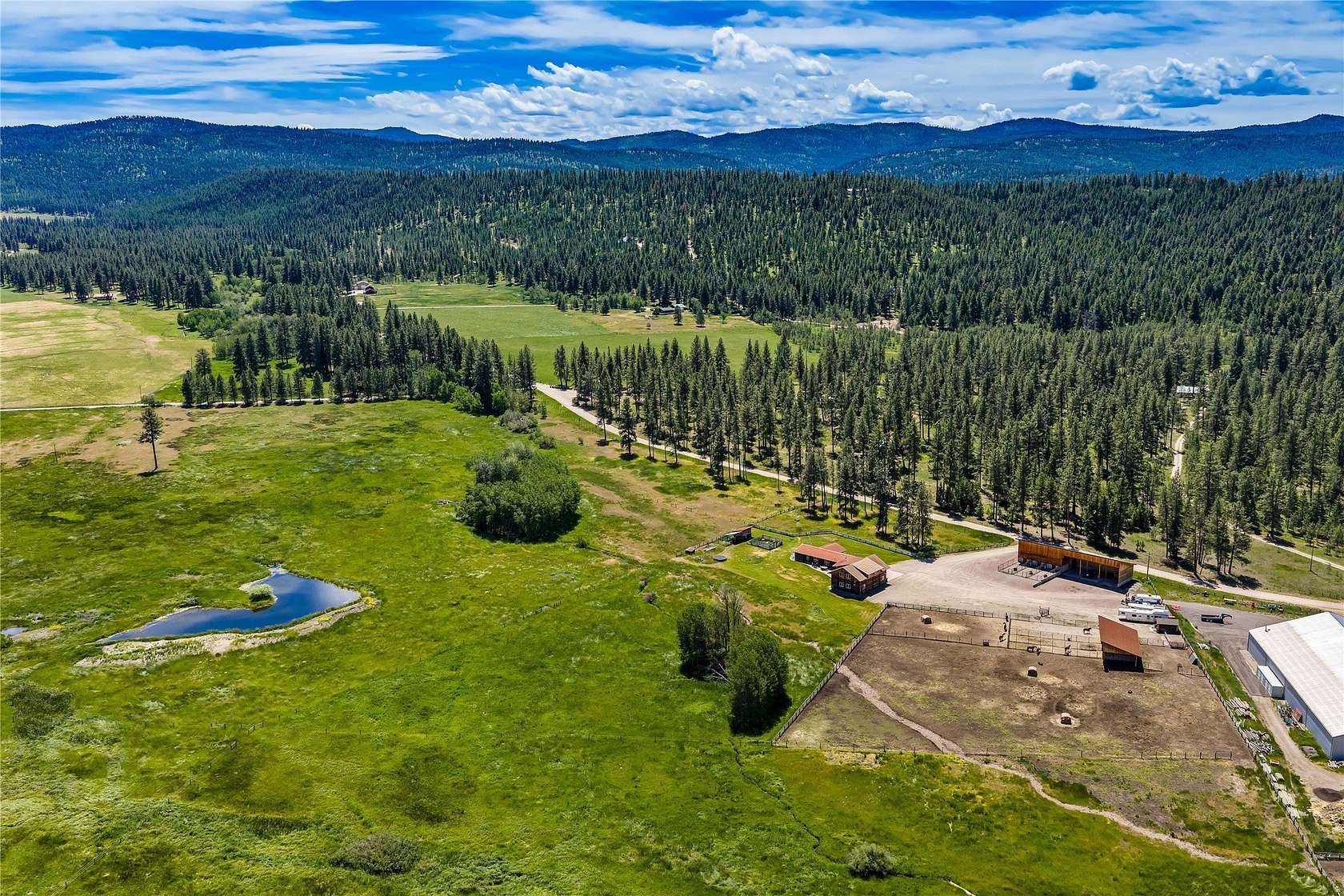 40 Acres of Land with Home for Sale in Bonner, Montana