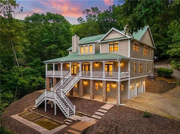 24.9 Acres of Recreational Land with Home for Sale in Jasper, Georgia