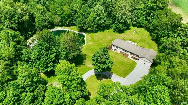 10 Acres of Recreational Land with Home for Sale in Warsaw, Indiana