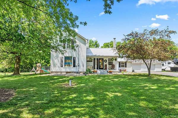 4.32 Acres of Land with Home for Sale in Kendallville, Indiana