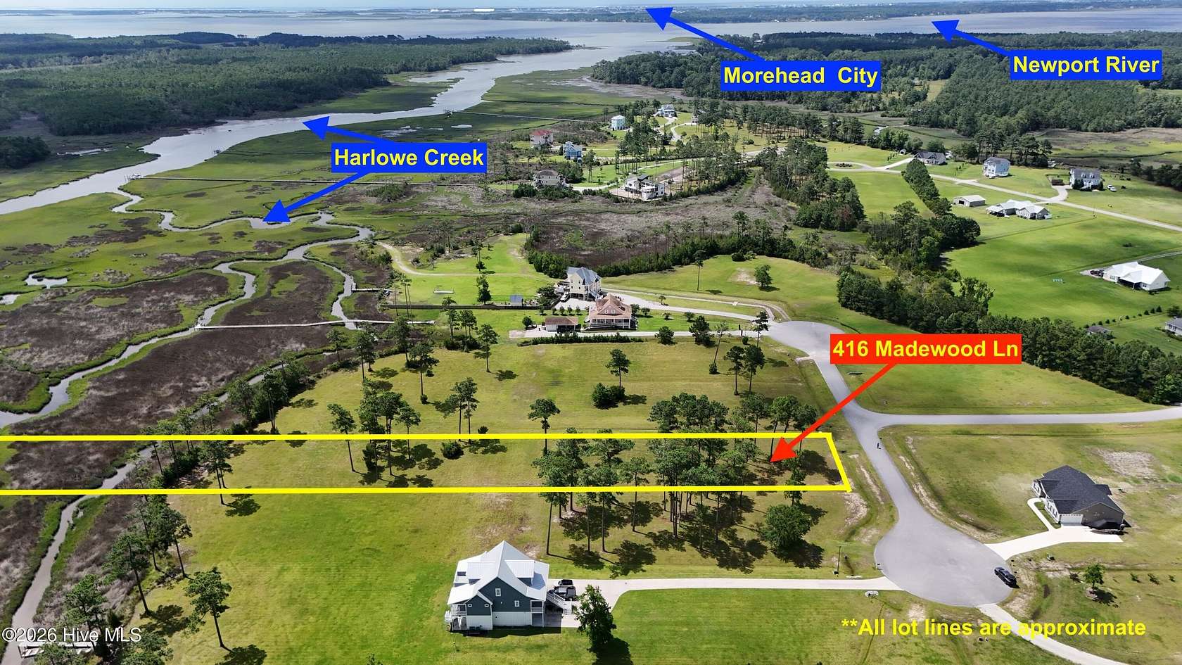 3.75 Acres of Residential Land for Sale in Newport, North Carolina