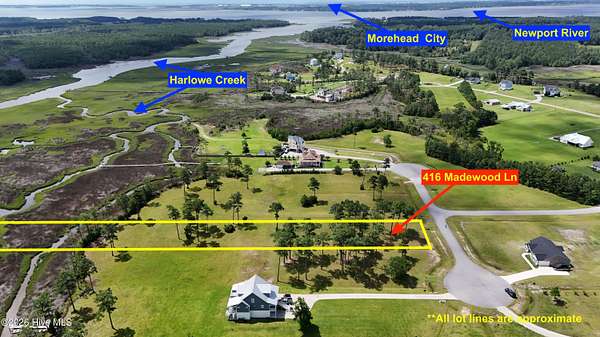 3.75 Acres of Residential Land for Sale in Newport, North Carolina